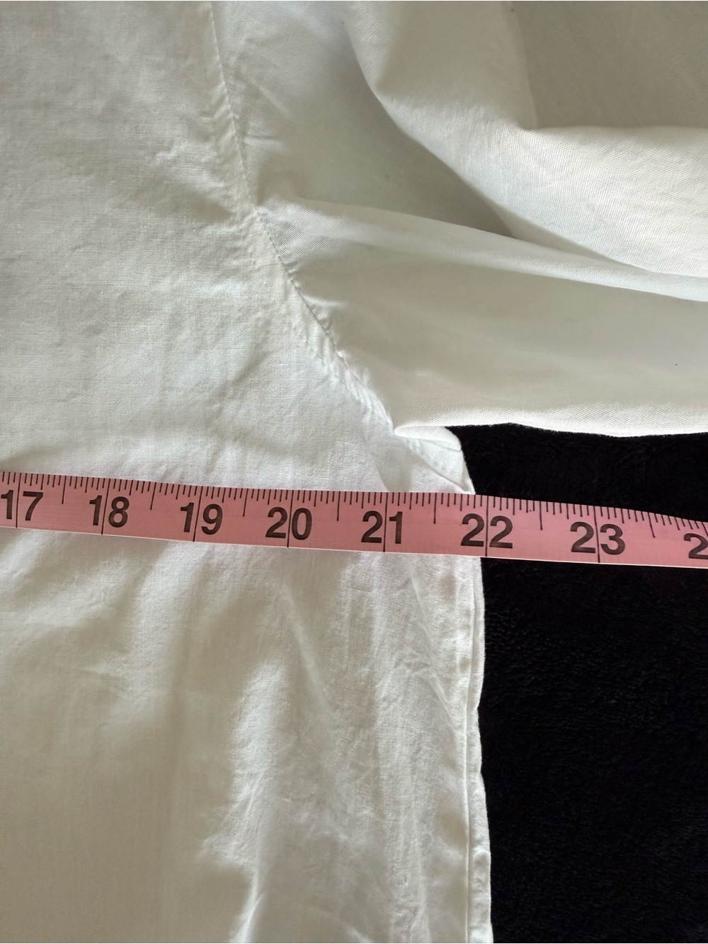 Avec Les Filles 100% Cotton White Button-Down Longline Peplum Shirt Size: L - Picture 9 of 13
